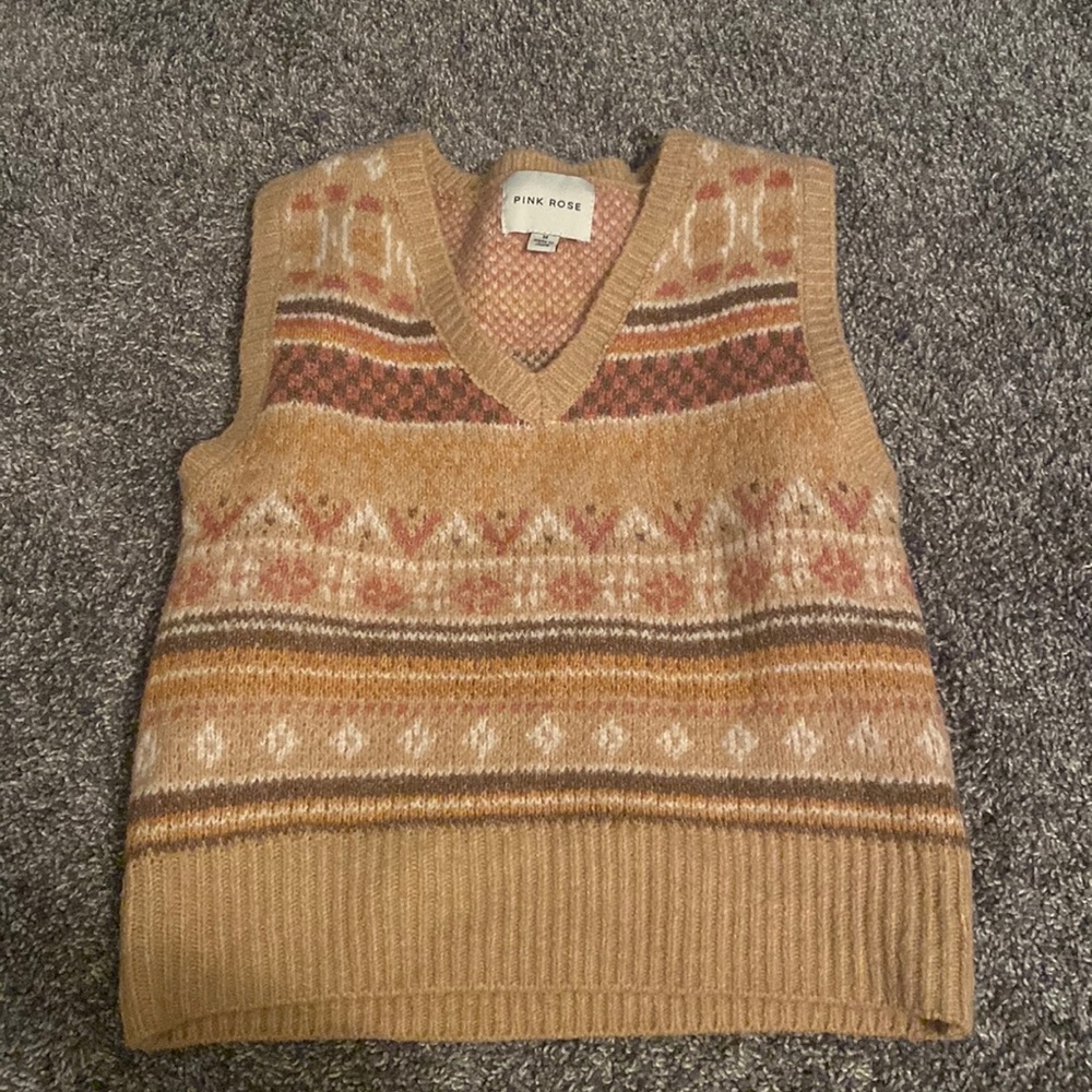 Cropped Tank Sweater